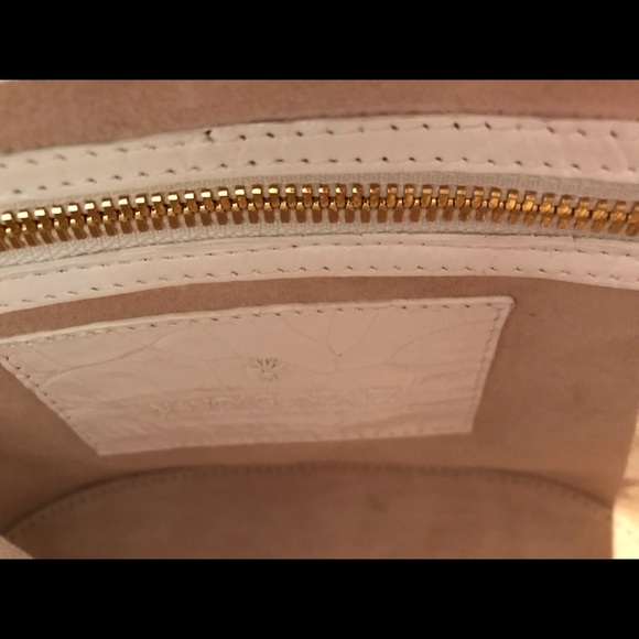 Nancy Gonzalez Crocodile & Raffia Tote - Picture 9 of 10